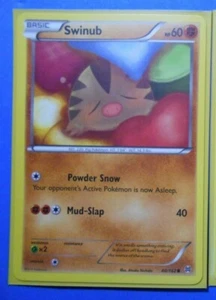 Swinub 80/162, Axew 109/162, 2x Fraxure 110/162 Pokemon card XY BREAKthrough NM - Picture 1 of 3