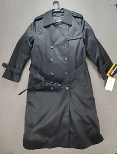 William Wallace Größe 8 schwarz Gürtel Thinsulate Trench Cost - Bild 1 von 11