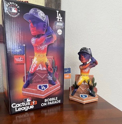 BRAND NEW 2023 Los Angeles Dodgers Cactus League Bobbles On Parade Bobblehead Cover