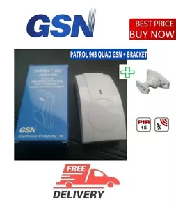 GSN PIR PATROL 903 QUAD GSN + BRACKET profesional detector new Original - Picture 1 of 6