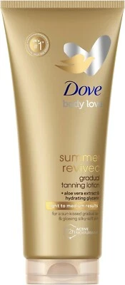 BRANDED Dove Summer Revived Light to Medium Gradual Tan Lotion 200ml