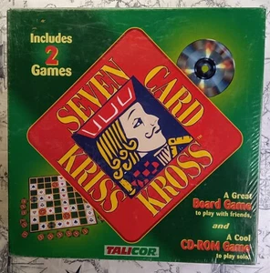 Seven Card Kriss Kross 2001 Brettspiel & PC CD-ROM Combo Talicor Neu/Versiegelt - Bild 1 von 4