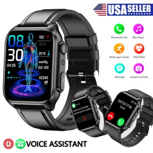 2024 Smart Watch Men/Women Waterproof Smartwatch Bluetooth For iPhone Samsung - Picture 1 of 22