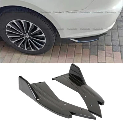 For Volkswagen Golf MK5 MK6 MK7 Rear Bumper lip Spoiler Splitter Diffuser bla - Image 1 of 4