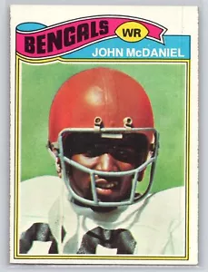 1977 Topps #89 John McDaniel RC Rookie - Bengals - Nrmt - Picture 1 of 2