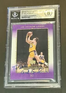 Gail Goodrich 2000 Oberdeck UD Lakers Master Collection Autogramm/300 BAS BGS - Bild 1 von 3