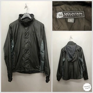 Chaqueta anorak ligera con capucha negra e Mountain Essentials pequeña impermeable - Imagen 1 de 14