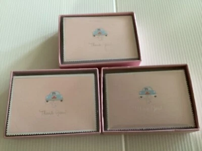 Peter Pauper NOTAS DE AGRADECIMIENTO, 3 Cajas, 42 TARJETAS, Boda DUCHA NUPCIAL En Blanco NUEVO Foto 1 de 4