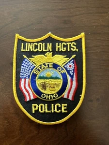 *AUFGELÖST 2014* Lincoln Heights (Hamilton Co.) OH Ohio Polizei Patch - NEU! - Bild 1 von 1