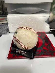 Corey Seager Game Used Ball 3/30/23 Opening Day & Aaron Nola MLB Holo YP188865 - Picture 1 of 5