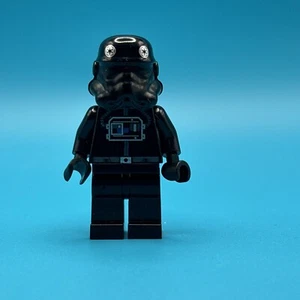 Lego Star Wars TIE Interceptor Pilot Black Head Minifigure 6206 7659 (sw0035b) - Picture 1 of 2