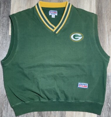 Chaleco Green Bay Packers Hombre XL Starter Pro Line Bordado Verde De Colección  Foto 1 de 4