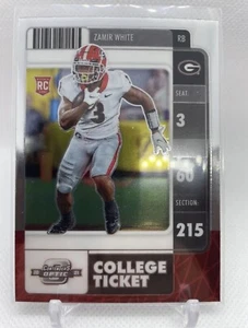 2022 Chronicles Contenders Optic Draft Red College Ticket Zamir White RC #22 - Picture 1 of 2