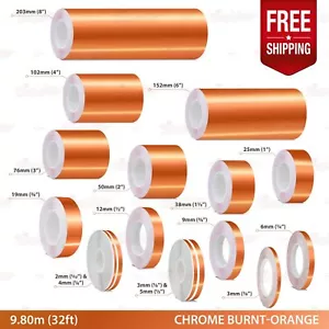 CHROME BURNT-ORANGE PIN STRIPE Car Striping TAPE Decal Adhesive Vinyl Sticker - Bild 1 von 27