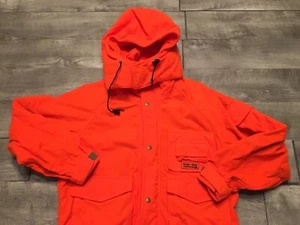 Mount'N Prairie Hush Hide Work Hunting Blaze Orange Jacket Coat Mens Size Med - Picture 1 of 9