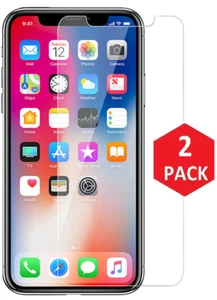 Echt Glas für iPhone 2x 16 15 14 13 12 11 8 XR Pro Max Mini Panzerfolie Schutz - Bild 1 von 7