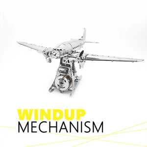 DC-3 BEMERKENSWERTER DOUGLAS Flugzeug mechanischer DIY Modellbausatz - Bild 1 von 8