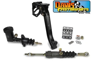 Wilwood Floor Mount Clutch Pedal Kit,With Master Cylinder and Slave Cylinder  - Afbeelding 1 van 2