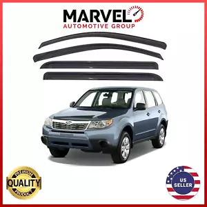 For 2009-2013 SUBARU FORESTER Window Sun Vent Visor Rain Guard Deflector - Foto 1 di 4