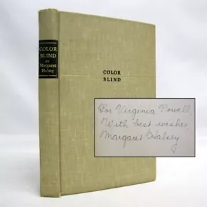 Color Blind SIGNED by Margaret Halsey 1946 White Woman Looks at the Negro - Picture 1 of 7
