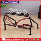 Metal Roll Cage Bucket with 6 LED Lights Remote Car Accessory for RC4WD 1/10 TF2