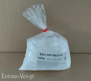 SALI ANTIMUFFA Polvere 1 kg busta per trattamento MUFFA da LEGNO E MURI - Foto 1 di 2