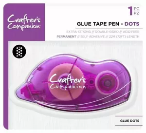 Crafter's Companion - Extra Strong Glue Tape Pen (Dots), New - Picture 1 of 1