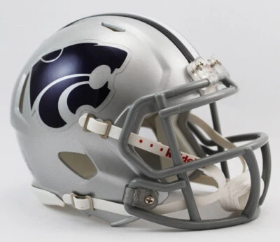 Mini casco de fútbol americano Kansas State Wildcats NCAA Revolution Speed Foto 1 de 2