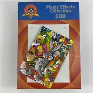 Looney Tunes Bugs Bunny Foil Art Picture Magic Effects 13x19 500 Puzzle New 1999 - Picture 1 of 10