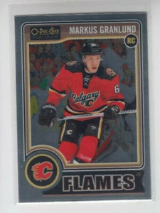 14/15 OPC Platinum Calgary Flames Markus Granlund Rookie RC card #193 - Picture 1 of 2