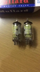 Mullard EF86 6267 Yellow Print NOS NIB One Pair - Picture 1 of 3