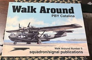 PBY Catalina Walk Around Squadron/Signal #5 GREAT REFERENCE INTERIOR BLACK CAT - Picture 1 of 5