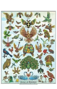 DEAD and COMPANY Final Tour VIP Poster 2023 EMEK Butterfly Bird #10 of 3,710 - Picture 1 of 15