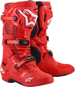 Alpinestars Tech 10 Boots 11 Red - Picture 1 of 1
