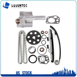 Timing Chain Kit Oil Pump 89-97 For Nissan 240SX For PickUp 2.4L SOHC 12v KA24E - Picture 1 of 24