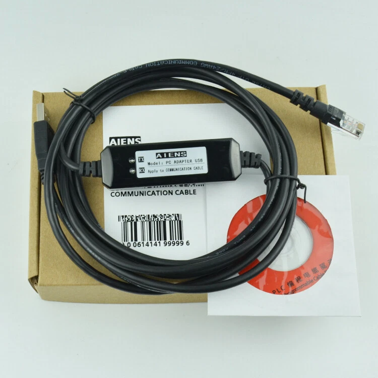 3meters USB - RJ11 Data Cable for Delta VFD-M/F/VE/B/L Series Inverter - Image 1 of 2