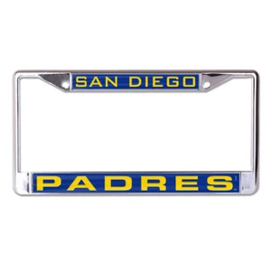 San Diego Padres Nummernschildrahmen - eingelegt - Sonderbestellung - Bild 1 von 1