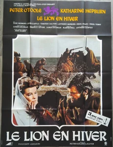 AFFICHE ORIGINALE 120X160 CM/LE LION EN HIVER/KATHARINE HEPBURN/PETER O'TOOLE - Imagen 1 de 1