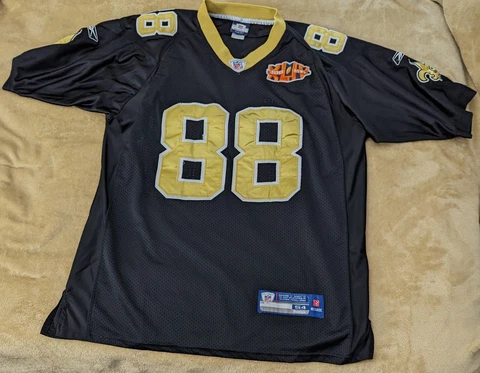 Reebok New Orleans Saints Jeremy Shockey Super Bowl XLIV Jersey Mens Size 54 Cover