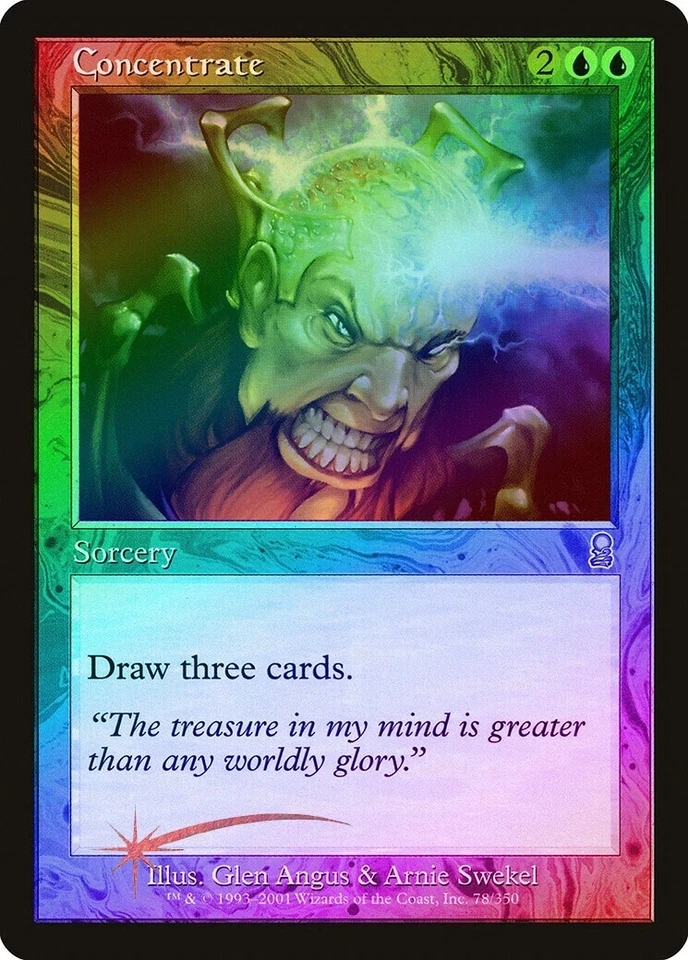 Magic The Gathering MTG Concentrate Odyssey Foil Trading Card LP - Image 1 of 1