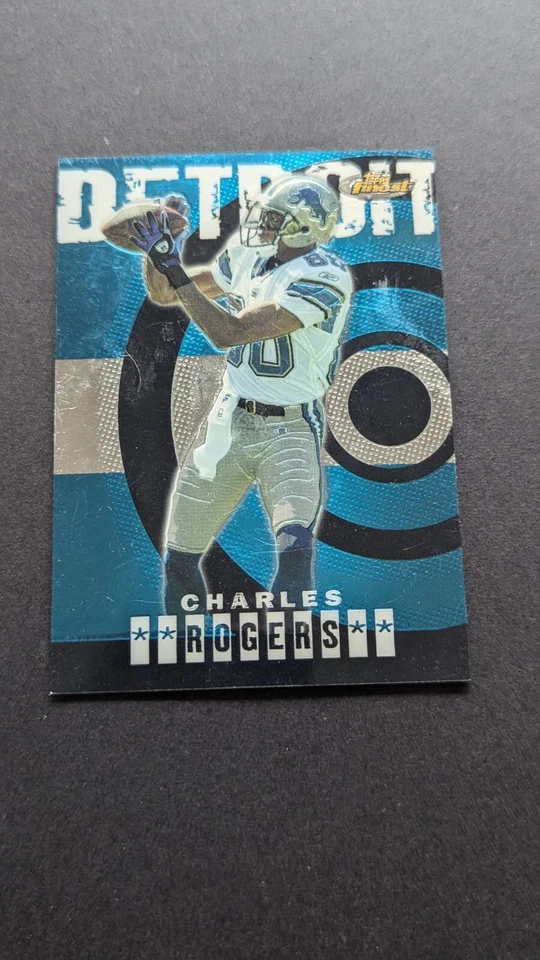 2004 Topps Finest #13 Charles Rogers Lions - Image 1 of 2