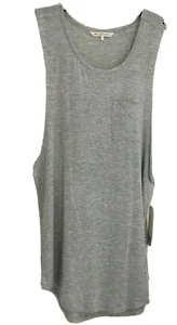 Grey Swim Beach Cover Up Muscle Tank Sleeveless NWT C&C California Womens Sz S - Picture 1 of 9