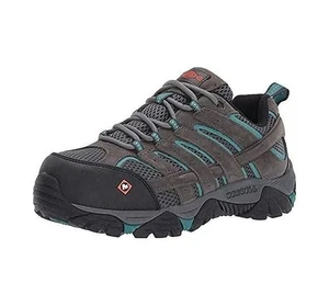 NEW Merrell Women's Moab Vertex Vent Composite Toe Work Shoe, Charcoal, 11-MED - Picture 1 of 6