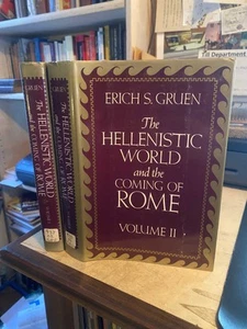 Gruen: The Hellenistic World & the Coming of Rome, Volume I & II (Complete) 1984 - Foto 1 di 1