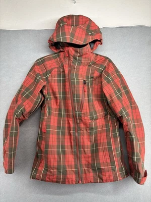 Jaqueta quadriculada Burton AK GORE-TEX tamanho S xadrez vermelha preta neve estado perfeito - Imagem 1 de 4