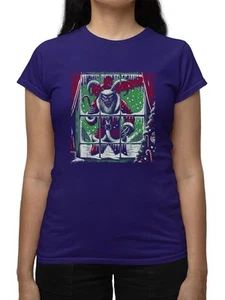 Camiseta para mujer Krampus Creepy Santa Christmas - Imagen 1 de 7