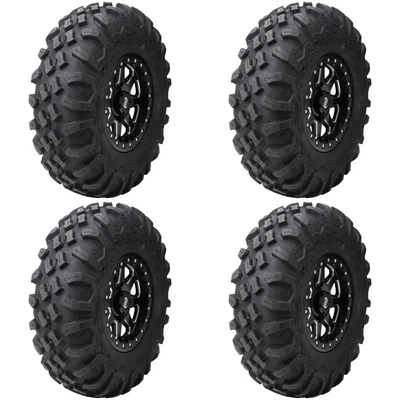 (4件装)Tusk Megabite径向轮胎27x9-12适用于YAMAHA KODIAK 400 4x4 1993-1999 — 第 1/4 张图片