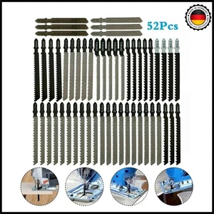 52x jigsaw blades T-shank wood PVC for Bosch Dewalt Makita jigsaw blade - Picture 1 of 8