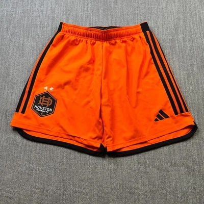 阿迪达斯休斯顿迪纳摩男式FC 2023 Away AEROREADY正品短裤橙色 — 第 1/4 张图片