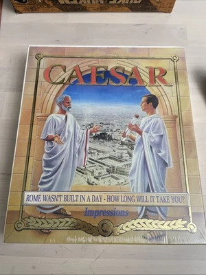 Caesar: Rome Wasn't Built in a Day, 1993, Big Box, New & Sealed - Image 1 of 4